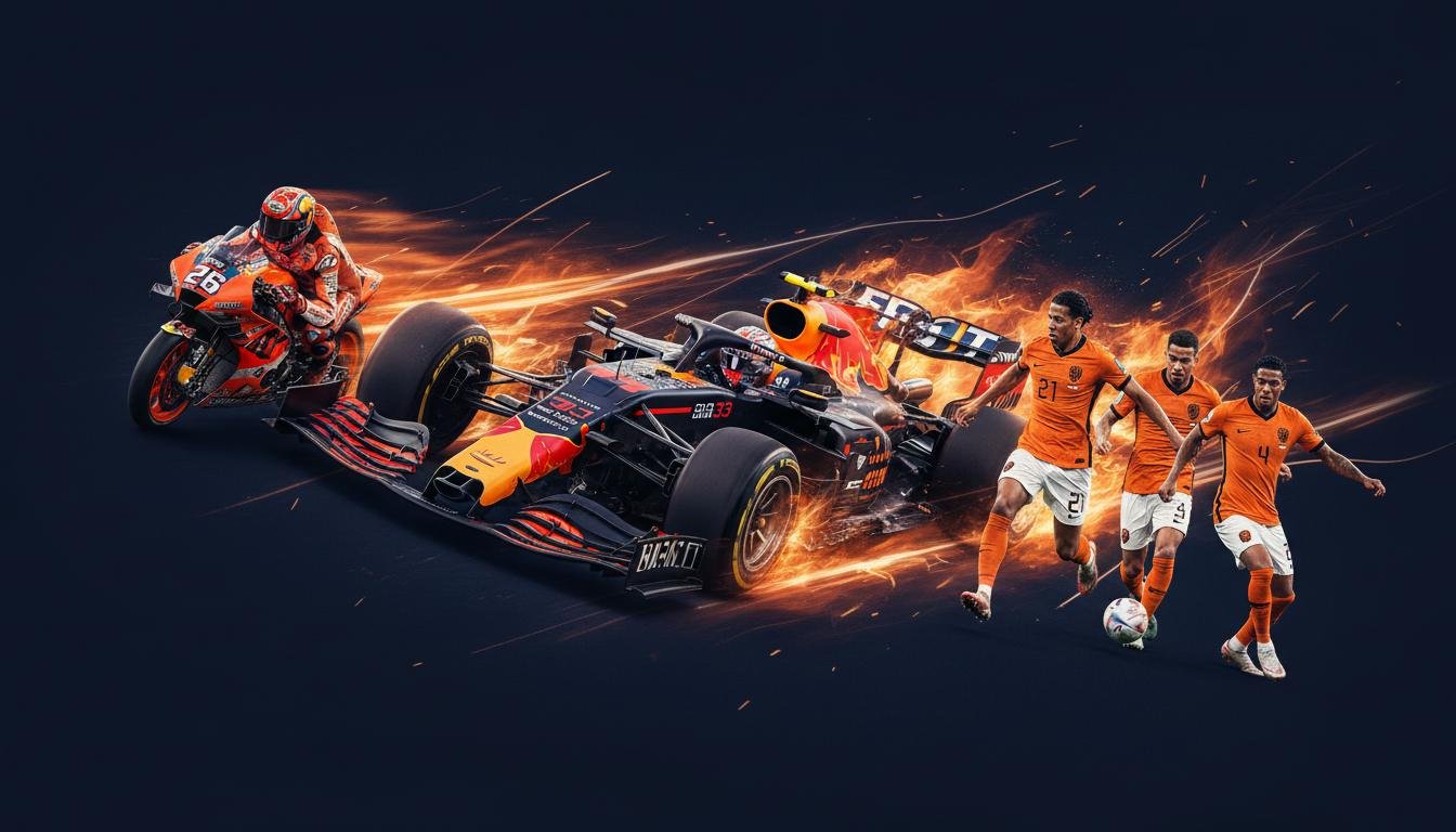 Dutch IPTV Sport - F1 Max Verstappen, MotoGP, Frenkie de Jong & Virgil van Dijk